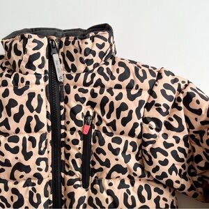 H&M Animal Print Waterproof Puffer Coat